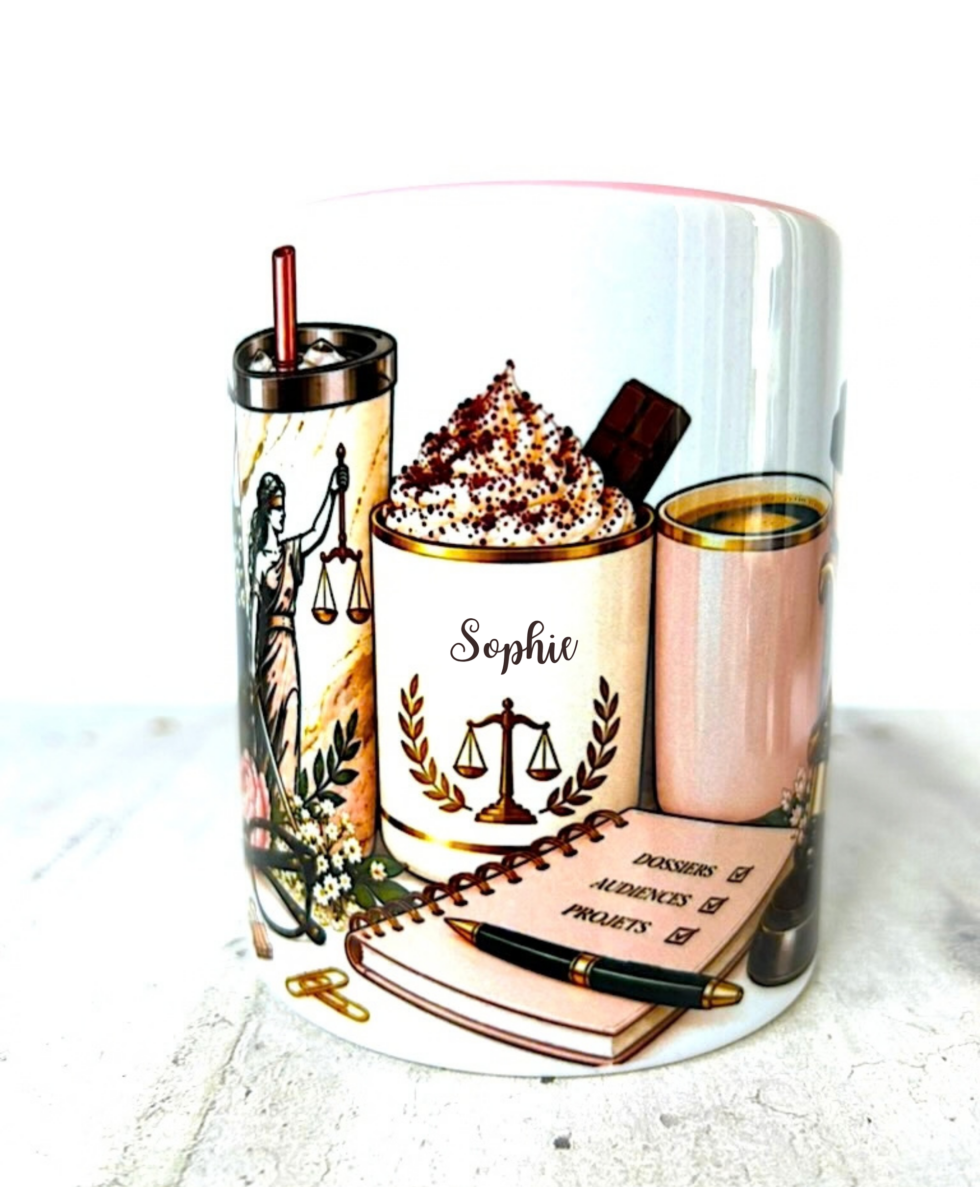 Tasse Avocate - Rose