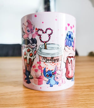 Les Capricieuses — Tasse Mug Stitch personnalisable prénom