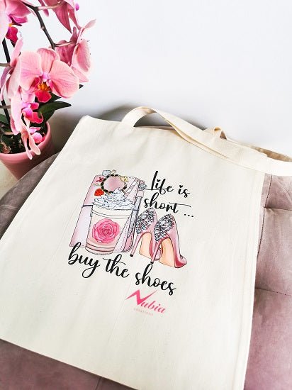 Tote Bag - Buy the Shoes - Nubia Créations