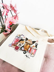 Tote Bag - Cat Lover - Nubia Créations