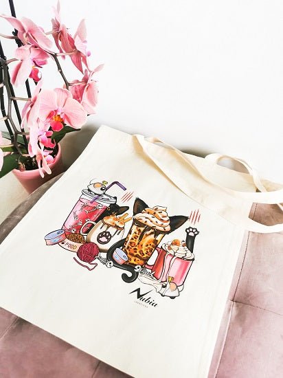 Tote Bag - Cat Lover - Nubia Créations