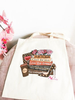 Tote Bag - Girl Boss - Nubia Créations