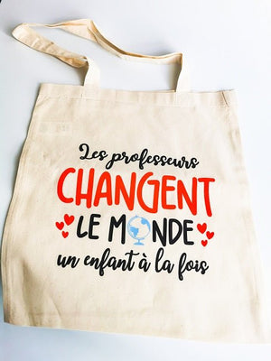 Tote Bag - Les professeurs - Nubia Créations