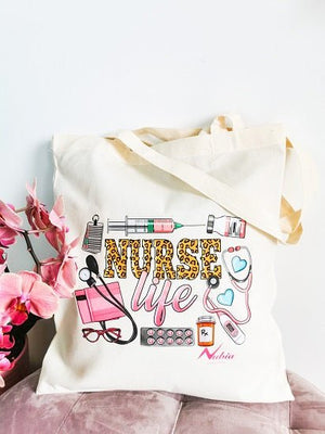 Tote Bag - Nurse Life - Nubia Créations