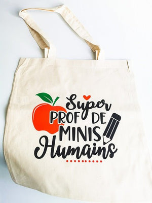 Tote Bag - Super Prof - Nubia Créations